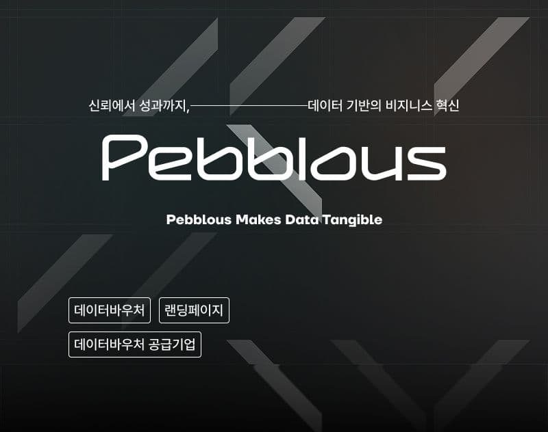 주식회사 페블러스의 ‘데이터바우처’ 랜딩페이지 개발·배포 프로젝트입니다.